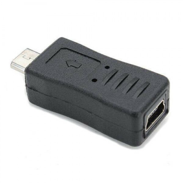 USB 2.0 Micro B 5-pin Male to Mini B 5-pin Female Adapter Converter
